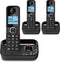 Alcatel F860 Trio set dect huistelefoon met nummerweergave antwoordapparaat en ongewenste beller blokkering - 3 handsets