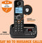 Alcatel F860 Trio set dect huistelefoon met nummerweergave antwoordapparaat en ongewenste beller blokkering - 3 handsets
