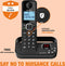 Alcatel F860 Trio set dect huistelefoon met nummerweergave antwoordapparaat en ongewenste beller blokkering - 3 handsets