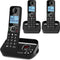 Alcatel F860 Trio set dect huistelefoon met nummerweergave antwoordapparaat en ongewenste beller blokkering - 3 handsets