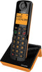 Alcatel S280 Dect Draadloze Huistelefoon, Eenvoudig en met Handige Functies (Zwart/Oranje)