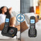 Alcatel XL595 Duoset Dect draadloze telefoon met antwoordapparaat met grote toetsen en grote display