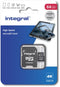 Integral - High Speed Micro SD V30 UHS-I U3 - 64GB tot 100MB/s leessnelheid - (1 stuk)
