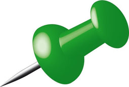 Alco Punaise 1 Cm Staal Groen 40 Stuks