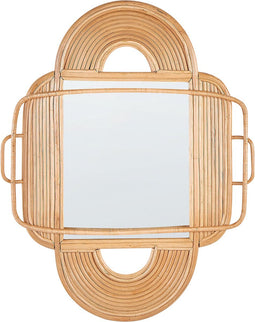 ALCORN - Wandspiegel - Licht - Rotan