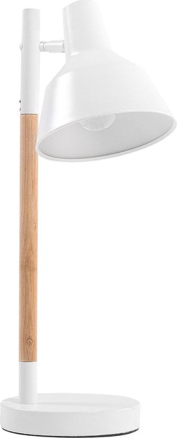 ALDAN - Bureaulamp - Wit - Metaal