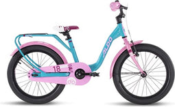 Aldo 18 inch wave turquoise/roze 9271