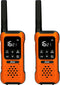 Alecto FR300OE - Walkie Talkie met bereik tot 10 km - Waterdicht - Set van 2 stuks - Oranje