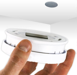 Alecto MK-2 - Magnetische Montageset voor Rook- en Koolmonoxidemelders - Ophangen zonder te boren