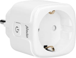 Alecto SMART-PLUG20 - Smart wifi tussenstekker met energiemeter, 16A, 3680W, wit