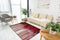 Aledin Carpets Kalemie - Laagpolig - Vloerkleed 160x230 cm - Rood - Tapijten woonkamer