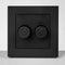 DUO Dimmer Afdekplaat | Matzwart | ION INDUSTRIES