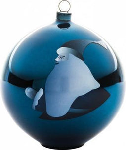 ALESSI Blue Christmas Kerstbal kerstman