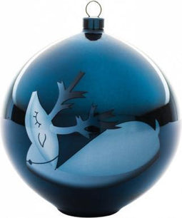 ALESSI Blue Christmas Kerstbal Rendier