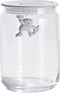 Alessi Gianni - Glazen pot met deksel 15 cm - Wit