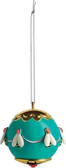 Alessi kerstbal Fleurs 'd Jori Ape dell'oro MJ16 5