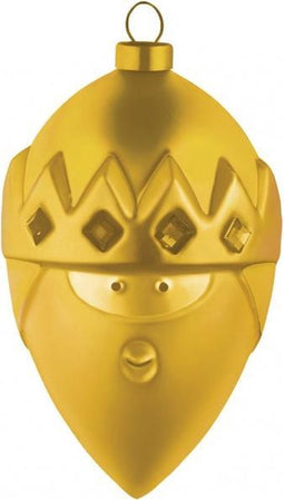 Alessi Kerstbal Gaspare - glas/goudkleurig