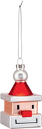 Alessi Kerstbal Le Palle Quadrate - Santa Cube - GJ02/1 - door Marcello Jori
