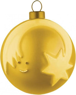 Alessi kerstbal Stella Cometa Goud