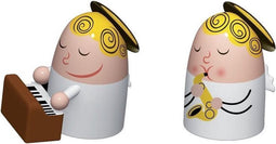 Alessi kerstfiguren Angels Band set 2