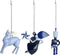 Alessi Kerstfiguur Blue Christmas - Rendier - AAA08/1 - door Antonio Arico