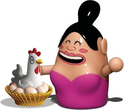 Alessi Madame Coccodè Kerstfiguur - porselein