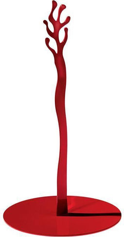 ALESSI Mediterraneo Keukenrolhouder rvs rood 33 cm