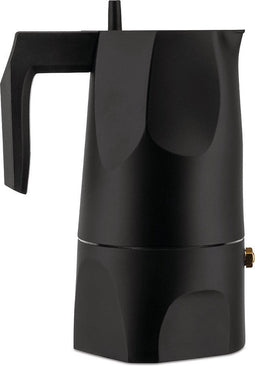 Alessi Ossidiana Percolator, 3 kops zwart (espresso)