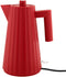Alessi Plissé Waterkoker 1,7L Rood