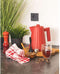 Alessi Plissé Waterkoker 1,7L Rood