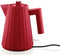 Alessi Plissé Waterkoker 1,7L Rood