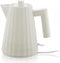 Alessi Plissé Waterkoker 1L Wit