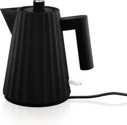 Alessi Plissé Waterkoker 1L Zwart