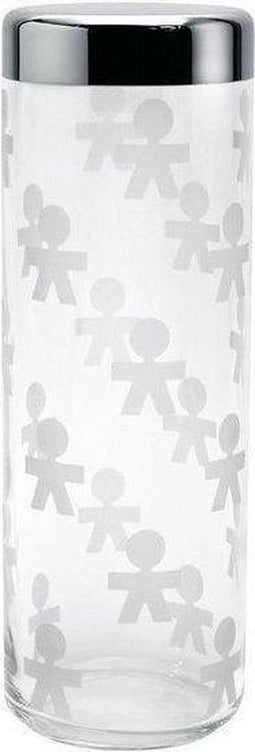 Alessi voorraadbus - 2,2 l - Glas - Transparant