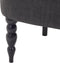 ALESUND - Chesterfield fauteuil - Grijs - Polyester