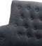 ALESUND - Chesterfield fauteuil - Grijs - Polyester