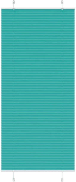vidaXL - Plissé - rolgordijn - 90x200 - cm - stofbreedte - 89,4 - cm - petrol - groen