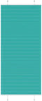 vidaXL - Plissé - rolgordijn - 90x200 - cm - stofbreedte - 89,4 - cm - petrol - groen