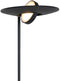 Zenith - Vloerlamp LED 1477ZW - hoogte 185 cm kantelbaar - zwart