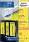 Avery L4769-100 - Ordnerrugetiketten - Zelfklevend A4 - Geel (400 stuks)