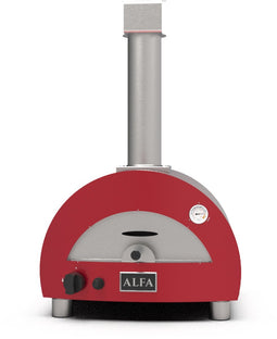 Alfa Moderno Portable - gasoven - Rood