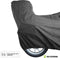 ALFA Topcase motorhoes van DS COVERS – Outdoor – Waterdicht – UV bescherming – 300D Oxford – Zachte voering – Met kentekenvenster – Incl. Opbergzak – met kentekenvenster – Maat L