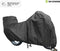 ALFA Topcase motorhoes van DS COVERS – Outdoor – Waterdicht – UV bescherming – 300D Oxford – Zachte voering – Met kentekenvenster – Incl. Opbergzak – met kentekenvenster – Maat XL