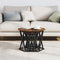 vidaXL - Nesting - Tafelsets - 3 - st - Gerookte - Eik - Gelaagd - Hout