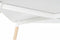 DKD Home Decor - Eettafel - 120 x 80 x 74 cm - Wit Berken MDF