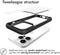 iMoshion Hoesje Geschikt voor iPhone 14 Pro Max Hoesje - iMoshion Rugged Hybrid Case - Zwart / Transparant