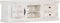 vidaXL - Tv-meubel - 120x30x40 - cm - massief - mangohout - wit