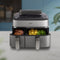Philips 5000 series - Airfryer 9L met 2 manden - Stoomfunctie en digitale timer - Zilver
