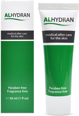 ALHYDRAN 30 ml - Brandwond- & littekencrème - Hydraterende crème - Aloë Vera crème - Crème tegen een droge huid en roodheid