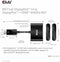 Club 3D - MST hub - DisplayPort 1.4 naar DisplayPort + HDMI 4K60Hz (M/F)